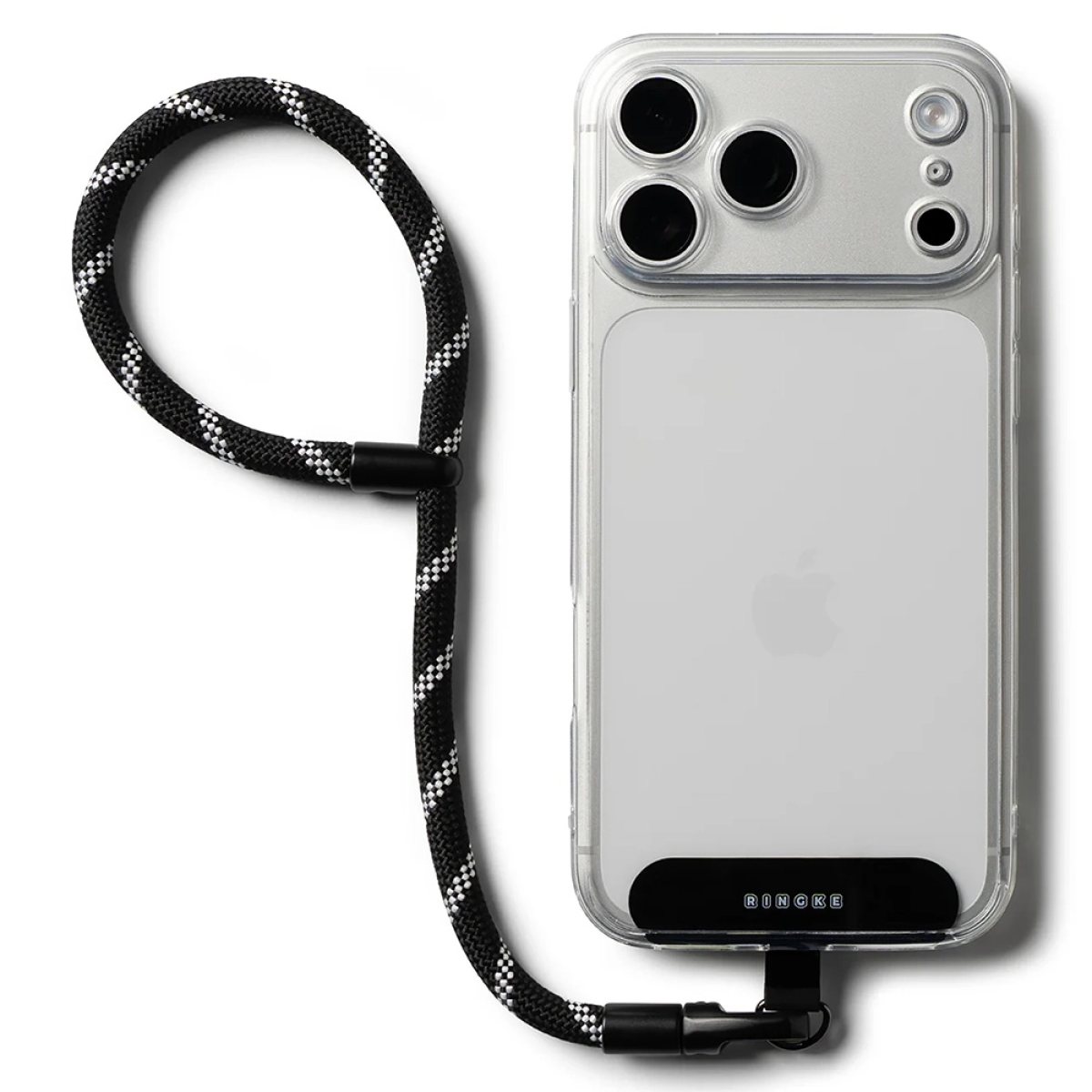 Snur pentru Smartphone, Universal - Ringke Link Flow P-Type - Shade Black