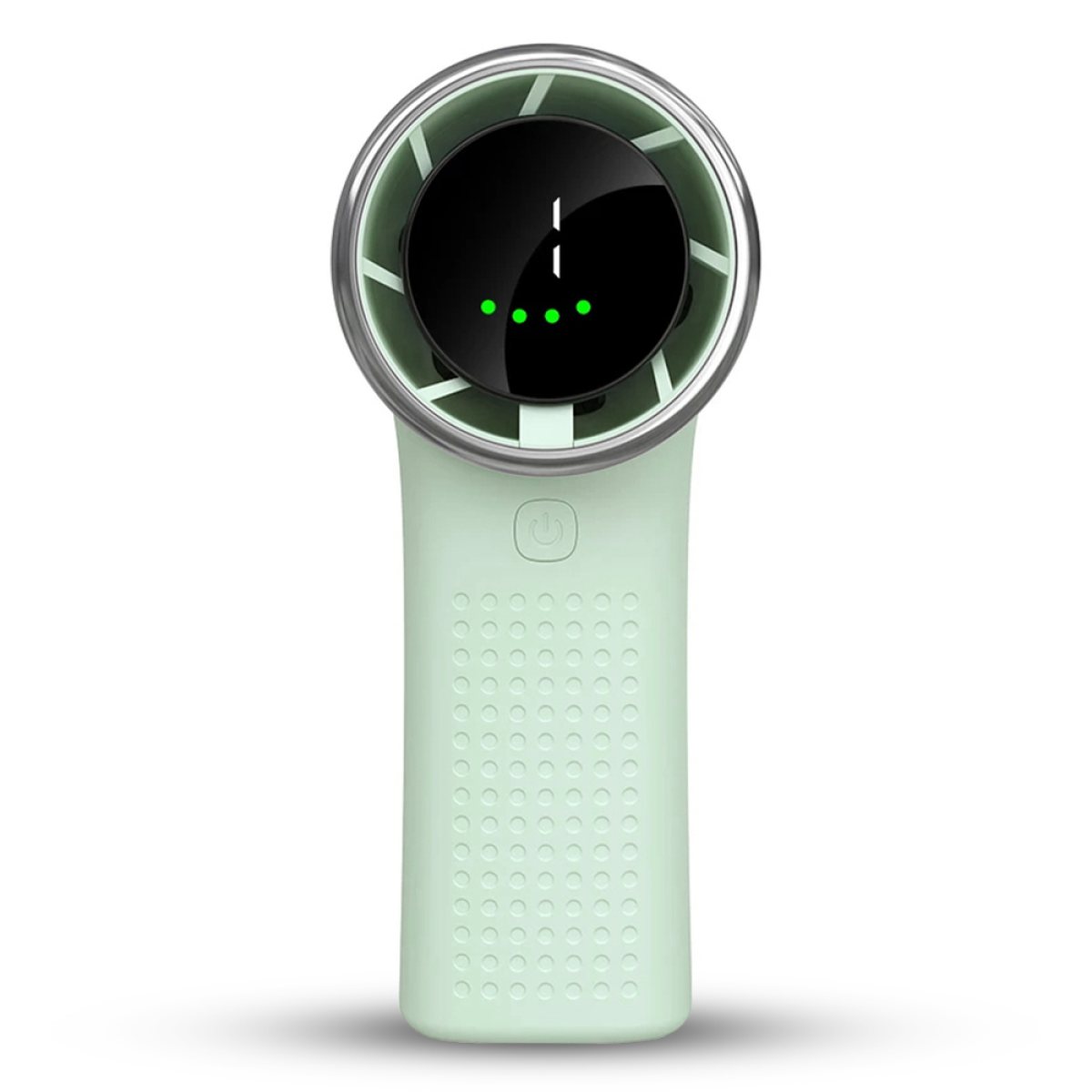 Ventilator Portabil cu Baterie si Display Digital, 3600mAh - Techsuit (A8) - Green