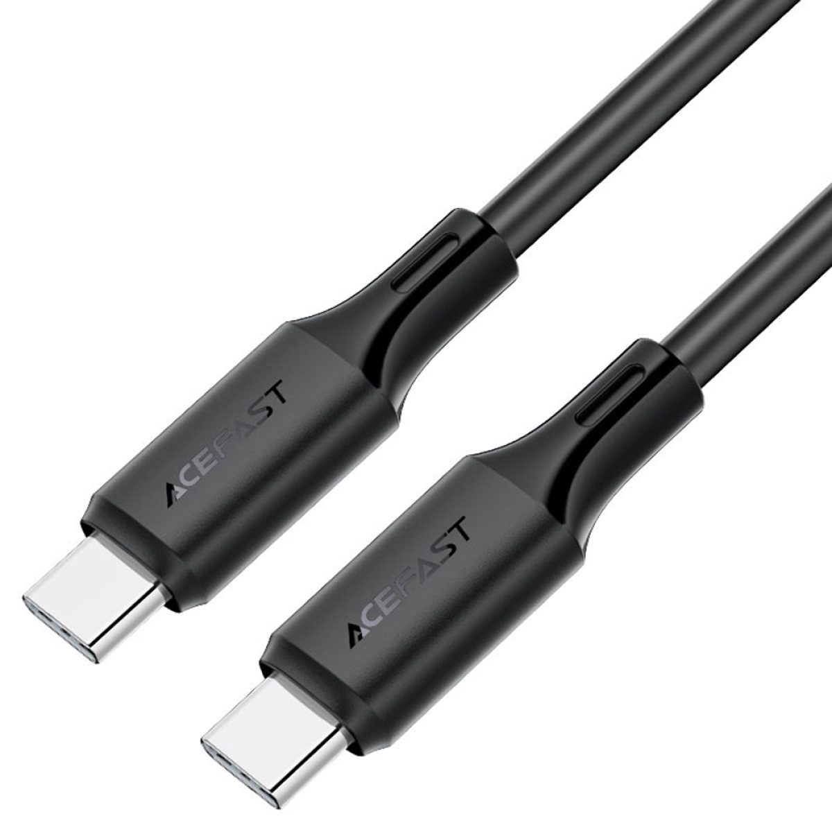 Cablu de Incarcare Type-C la Type-C, 60W, 3A, Fast Charging, 1.2m - Acefast (C17-03) - Black