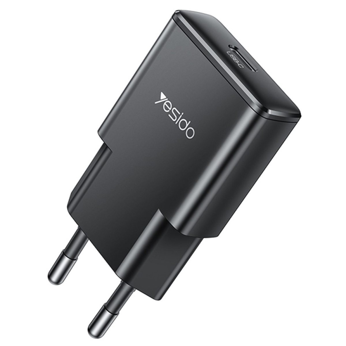 Incarcator Retea Type-C, 30W, GaN, Fast Charge - Yesido (YC74) - Black