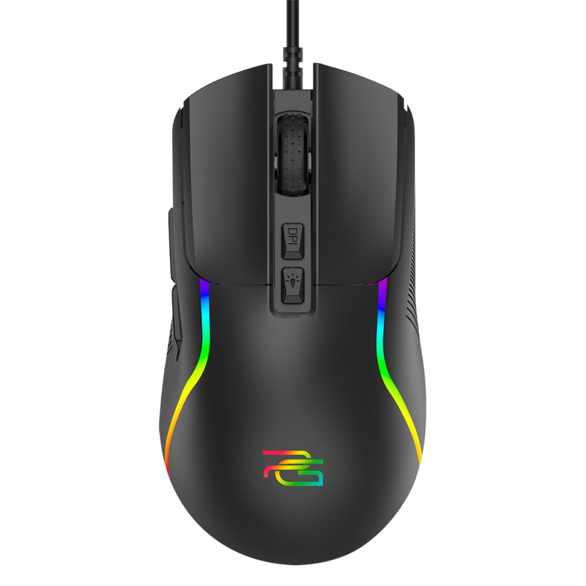 Mouse cu Fir, 1000-12400DPI, Windows, MacOS, Linux, 1.5m - Proove (CMAS00000101) - Black