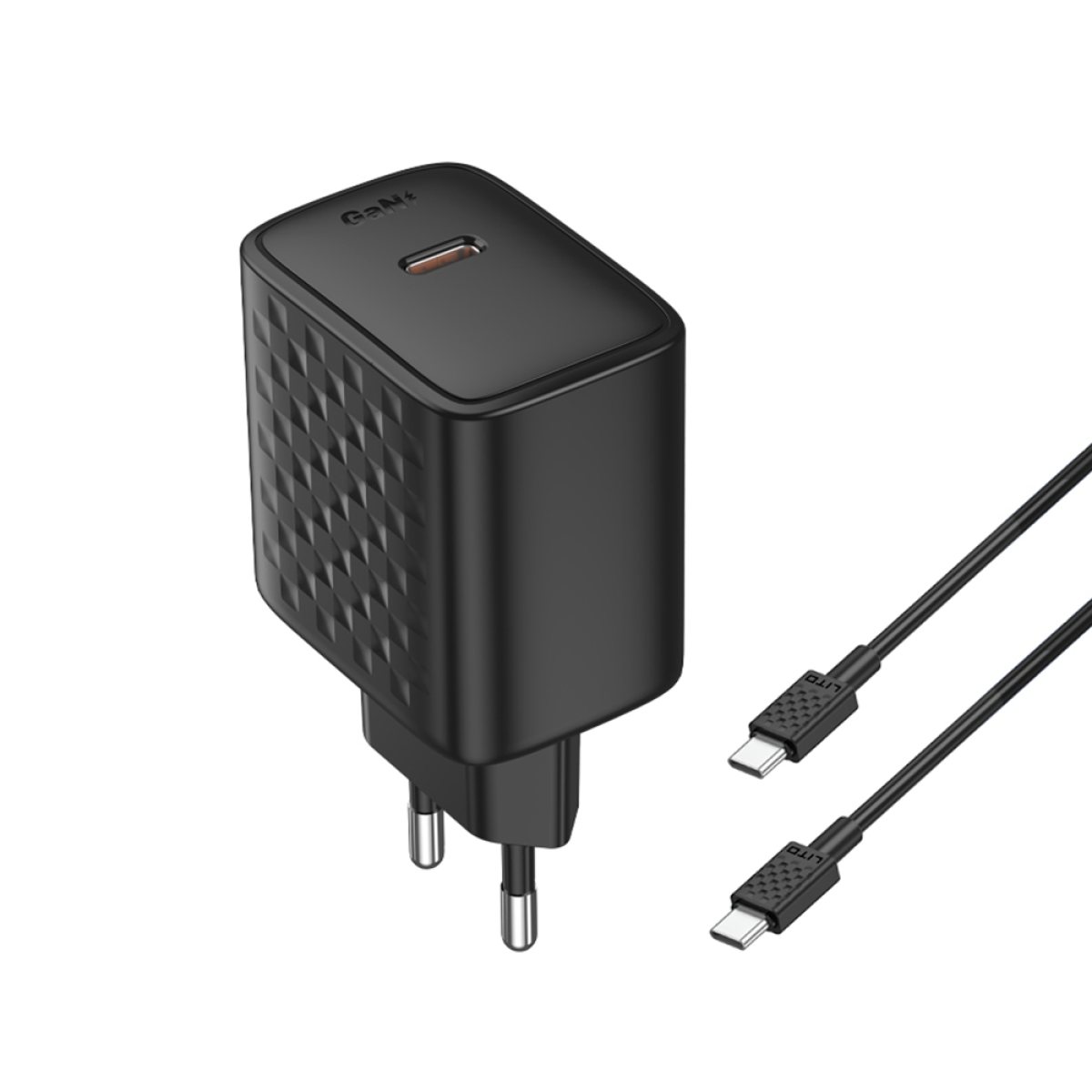 Incarcator pentru Priza, USB-C, 45W, Cablu USB-C Inclus - Lito (LC20T) - Black