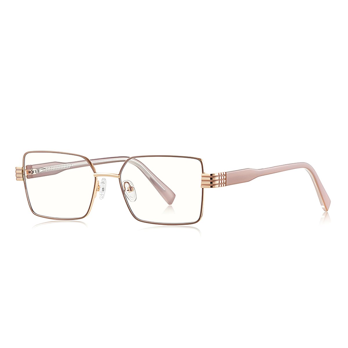 Ochelari de Calculator, F, Rectangulari - Techsuit Reflex PC (3160) - Rose Gold