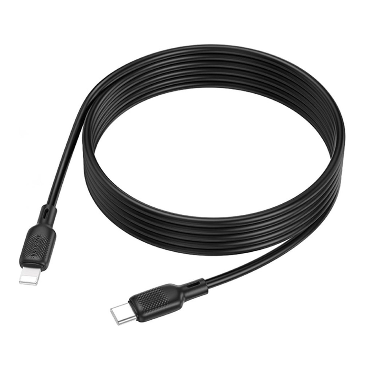 Cablu de Alimentare, iP, 27W, 2m - Borofone Lenny (BX113) - Black