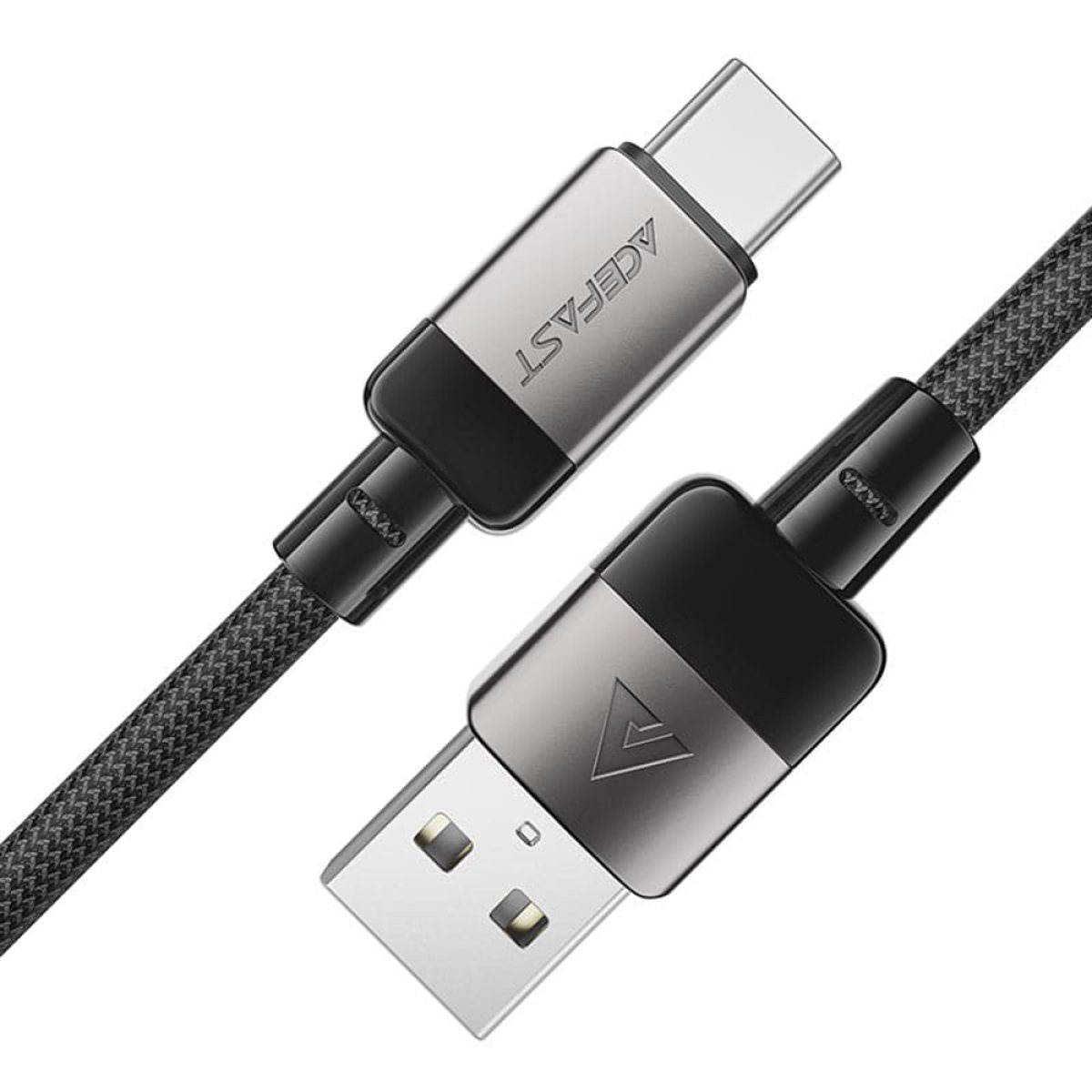 Cablu de date USB to Type-C, 3A, Fast Charging, 1.2m - Acefast (C9-04) - Black