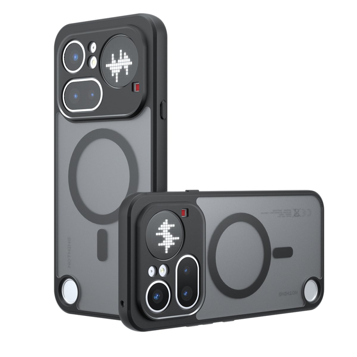 Husa pentru Nothing Phone (4a) Pro - Techsuit PureFrost MagSafe - Frosted Black