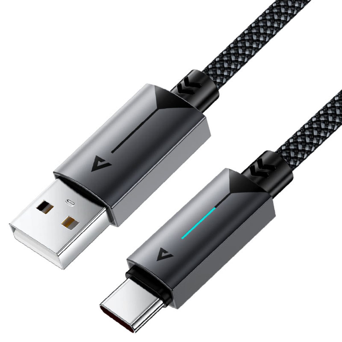 Cablu de incarcare USB la Type-C, 3A, Fast Charging, 1.2m - Acefast (C19-04) - Black
