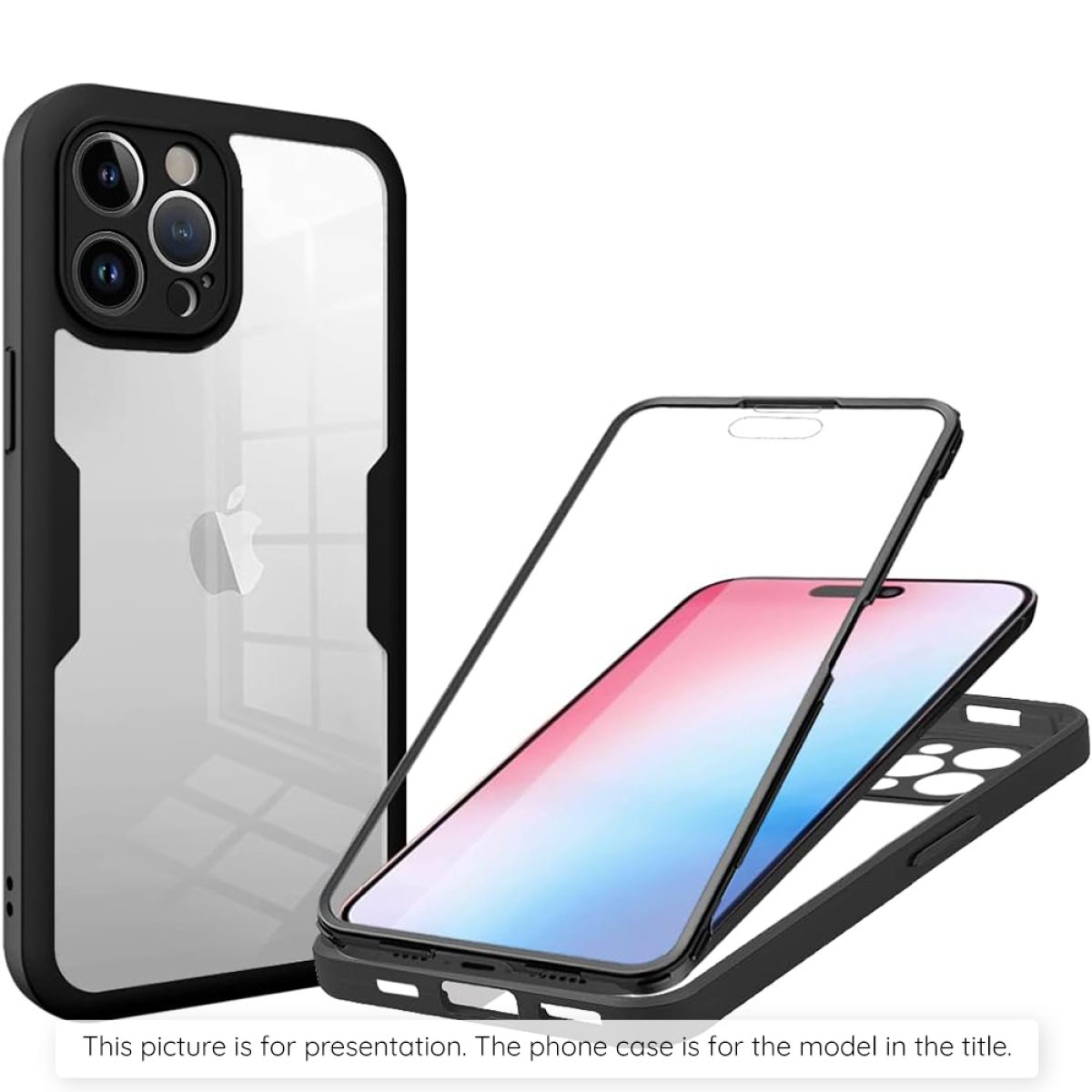 Husa pentru Xiaomi Redmi 15C 4G / Redmi 15C 5G + Folie - Techsuit ColorVerse 360 Series - Black