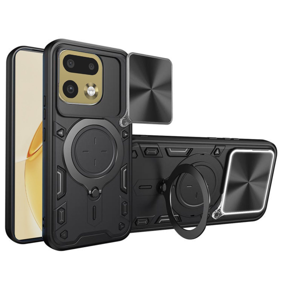 Husa pentru Realme 16 Pro+ - Techsuit CamGuard Pro - Black