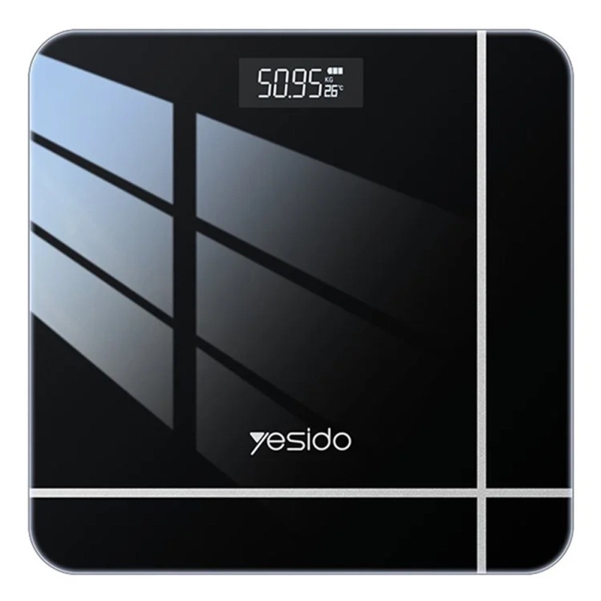 Cantar digital, LED Display, 5-150kg - Yesido (MG09) - Black