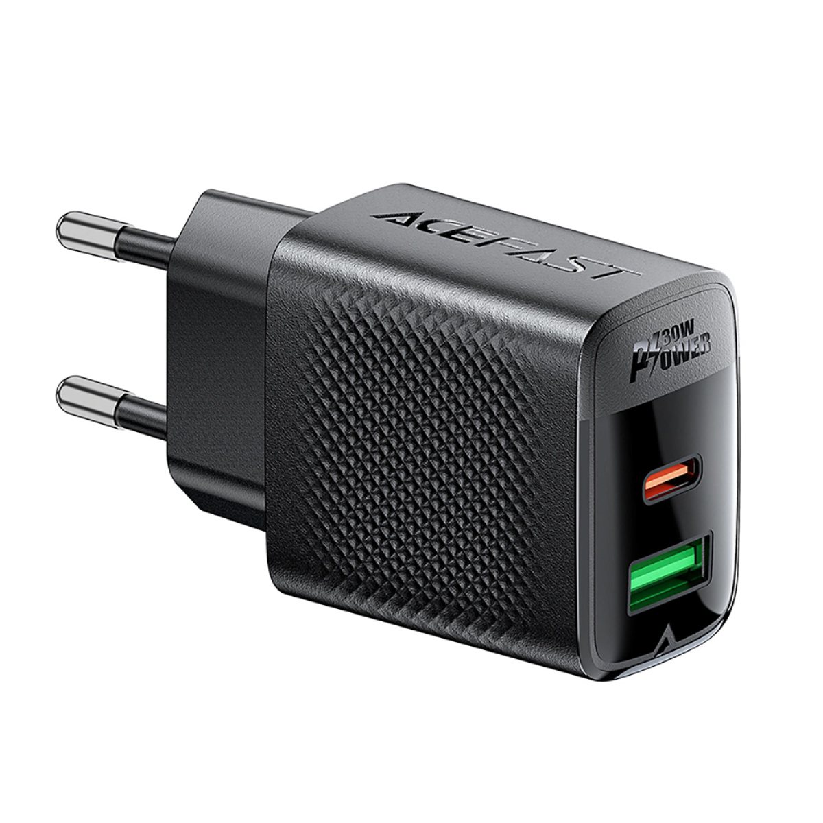 Incarcator pentru Priza, USB, Type-C, 30W, 5V/3A, Fast Charging - Acefast (A98) - Black