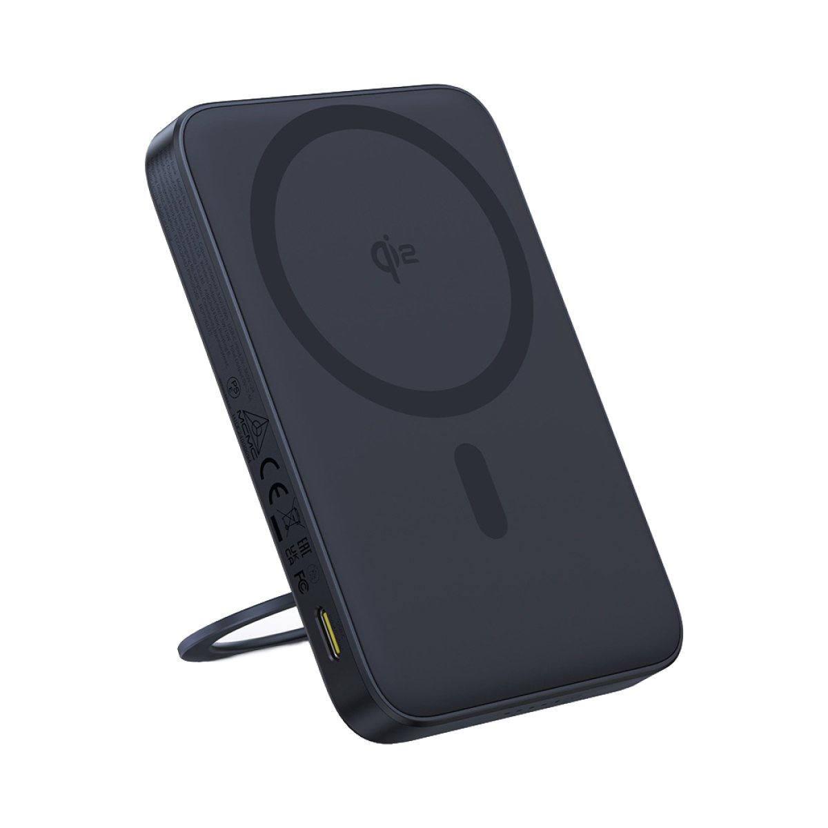 Acumulator Extern Type-C, Qi2, 20W, 5000mAh, with Cable Type-C - Baseus PicoGo (P10076800213-01) - Black