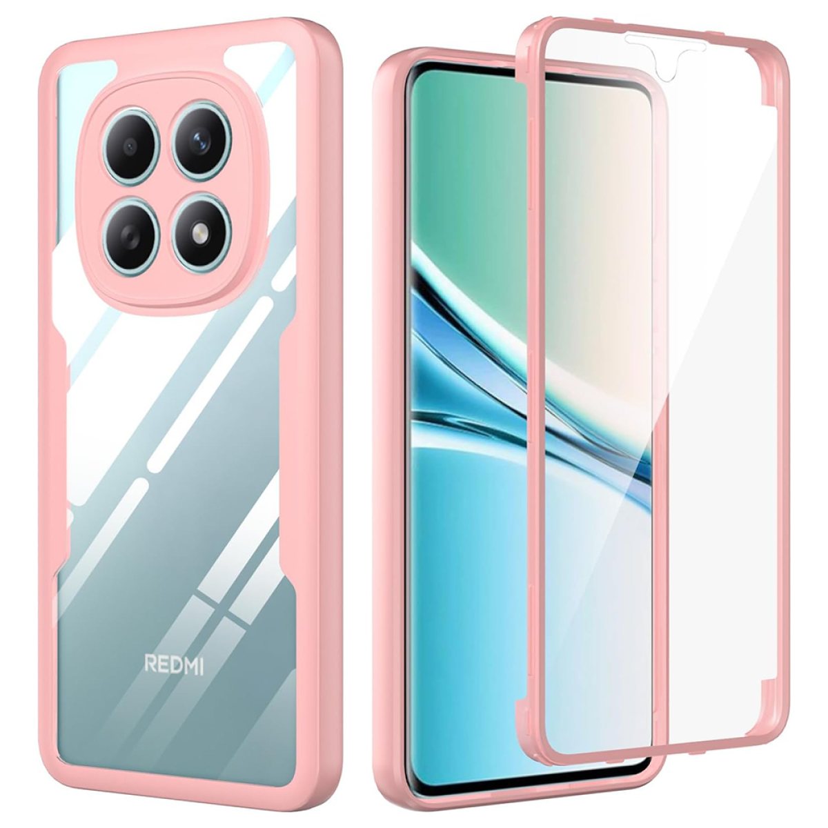 Husa pentru Xiaomi Redmi Note 15 5G / Poco M8 5G + Folie - Techsuit ColorVerse 360 Series - Pink