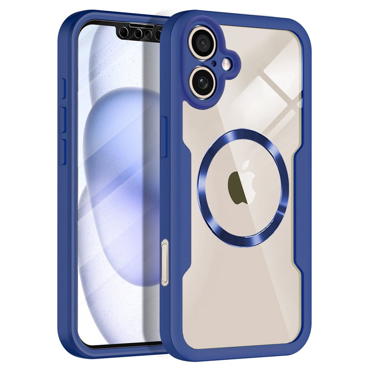 Husa pentru iPhone 17 + Folie - Techsuit ColorVerse 360 MagSafe Series - Blue