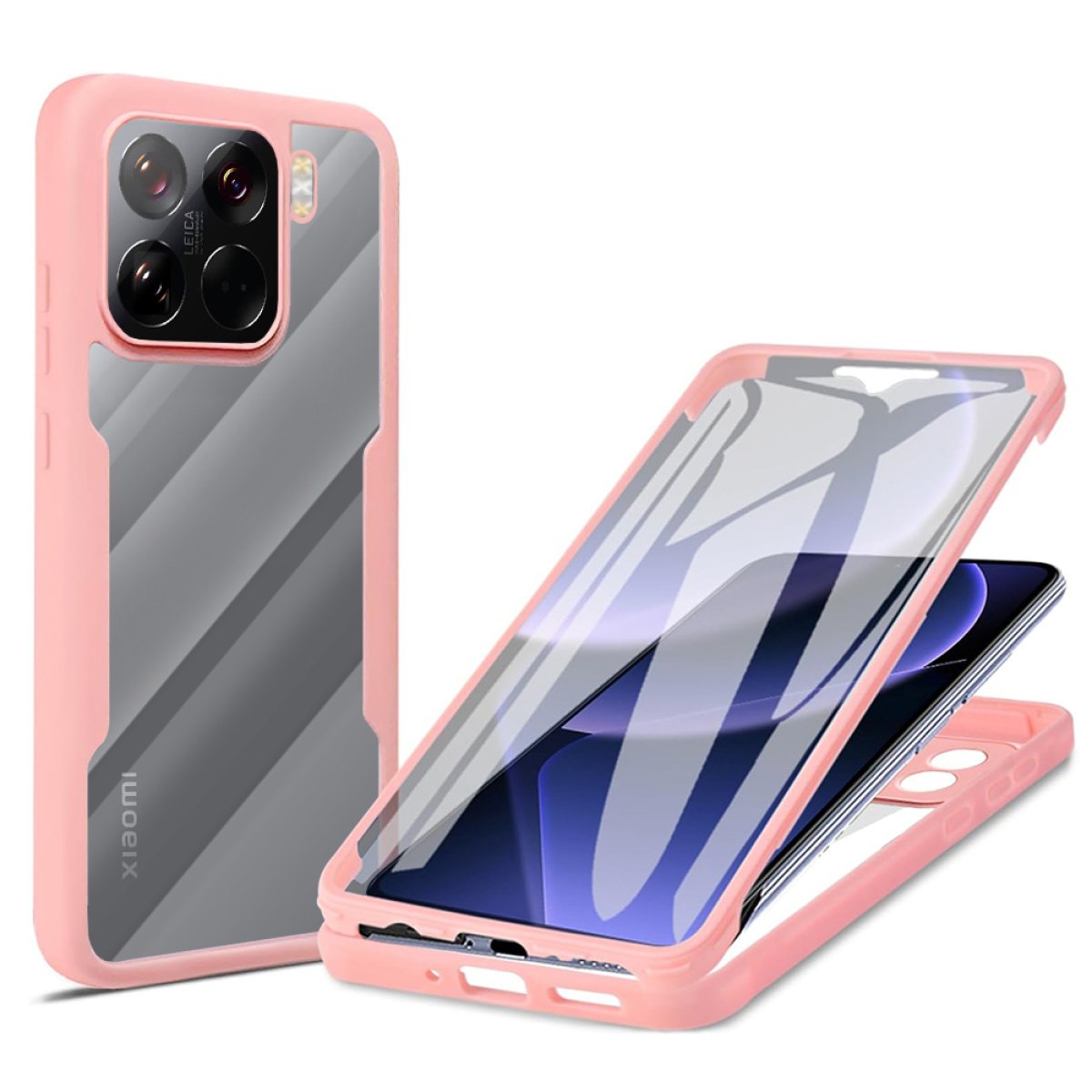 Husa pentru Xiaomi 15 Pro + Folie - Techsuit ColorVerse 360 Series - Pink
