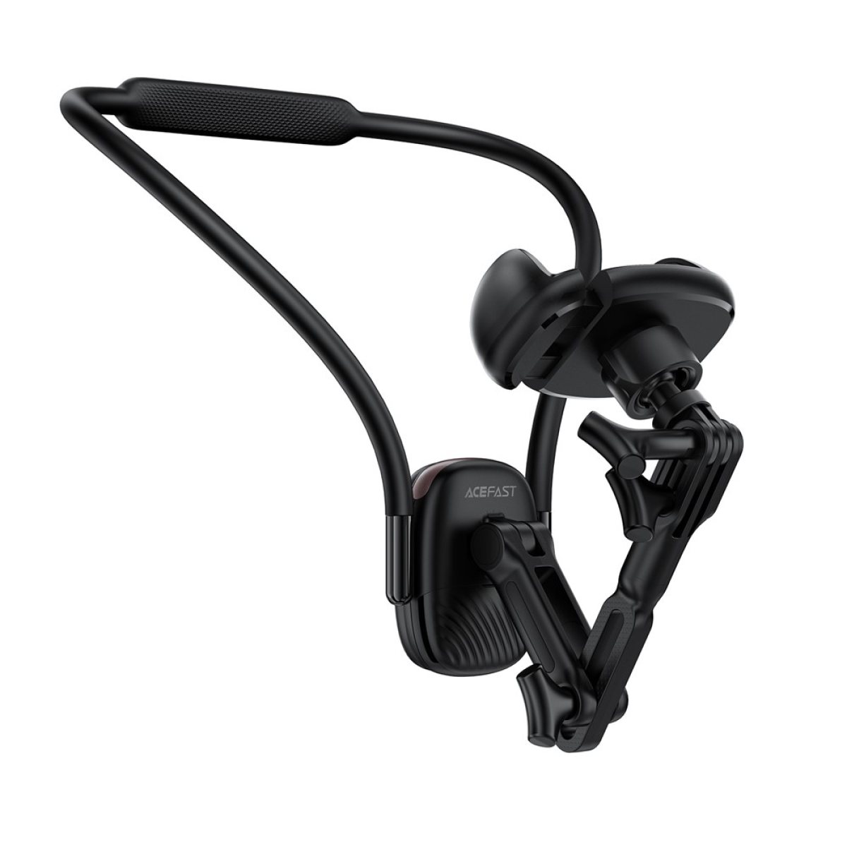 Suport de Telefon cu Clips pentru Gat, Ajutabil 360°, Compatibil GoPro - Acefast (E33) - Black