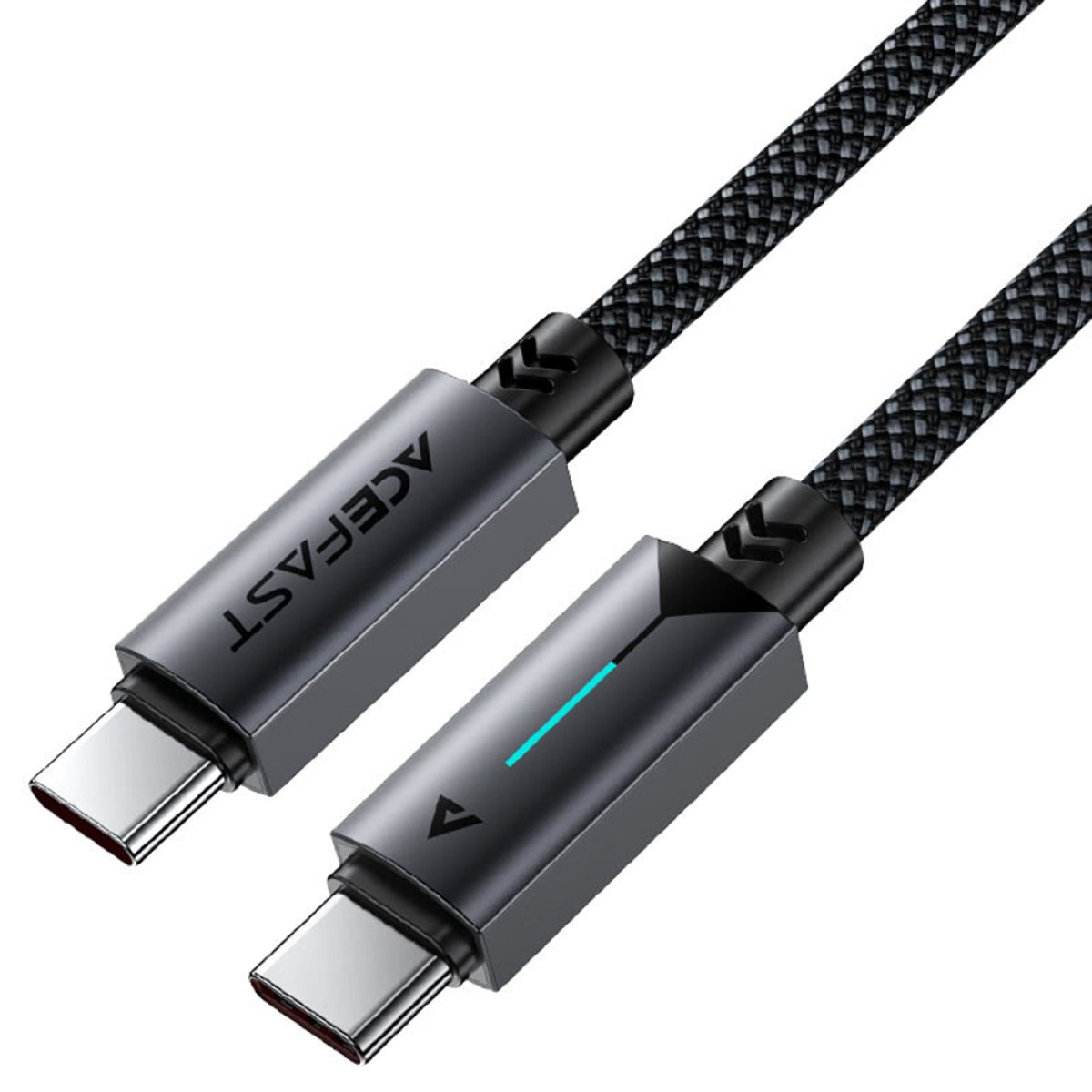 Cablu de incarcare Type-C la Type-C, 60W, 3A, Fast Charging, 1.2m - Acefast (C19-03) - Black
