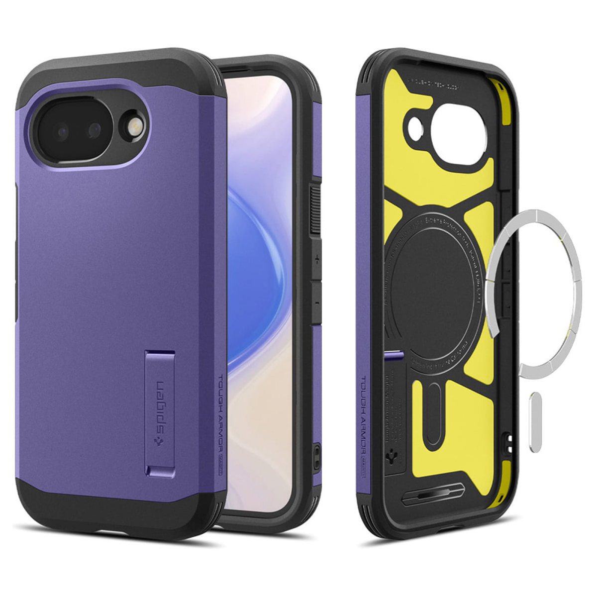 Husa pentru Google Pixel 10a - Spigen Tough Armor MagSafe (ACS11281) - Ash Violet