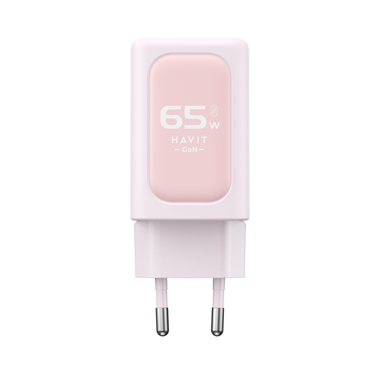 Acumulator pentru Priza 65W, USB, 2x Type-C - Havit (UC260 EU) - Pink
