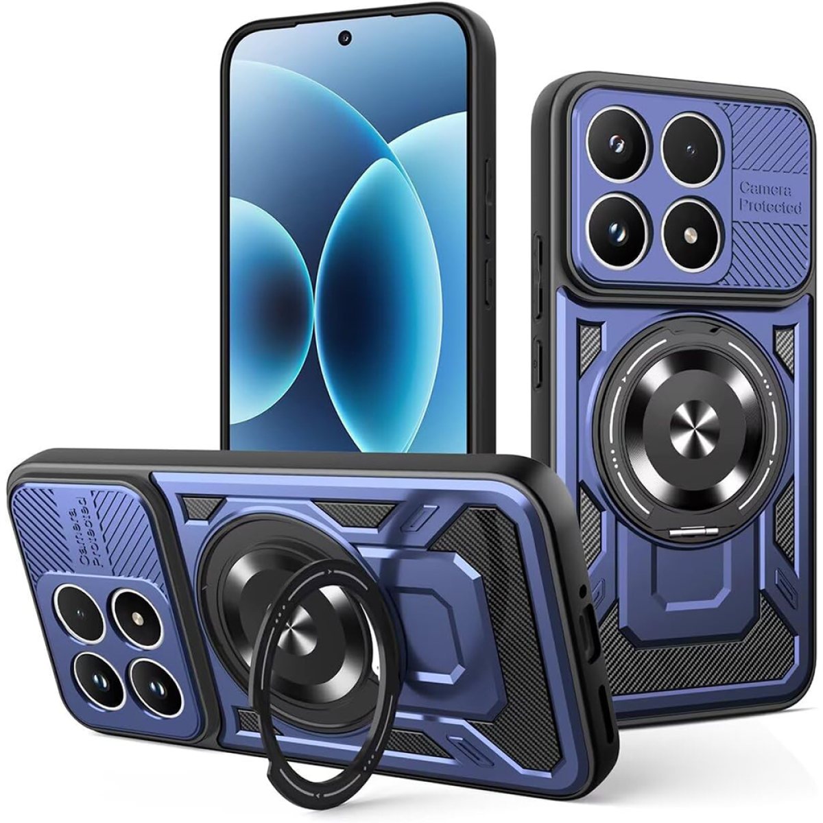 Husa pentru Xiaomi 17 - Techsuit RuggedCam - Blue
