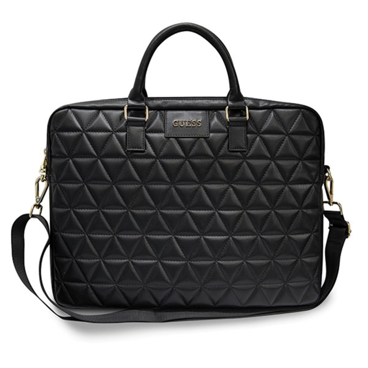Geanta pentru Laptiop 15-16", Detachable Shoulder Strap - Guess (GUCB15QLBK) - Black