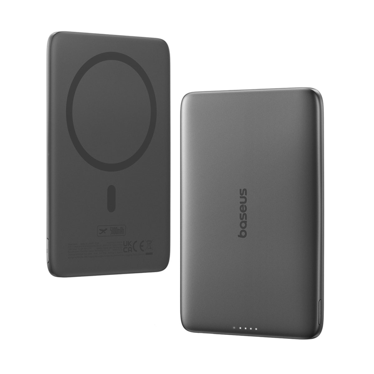 Acumulator Extern MagSafe, Type-C PD20, 5000mAh - Baseus PicoGo AM41 (P1007680C123-00) - Black