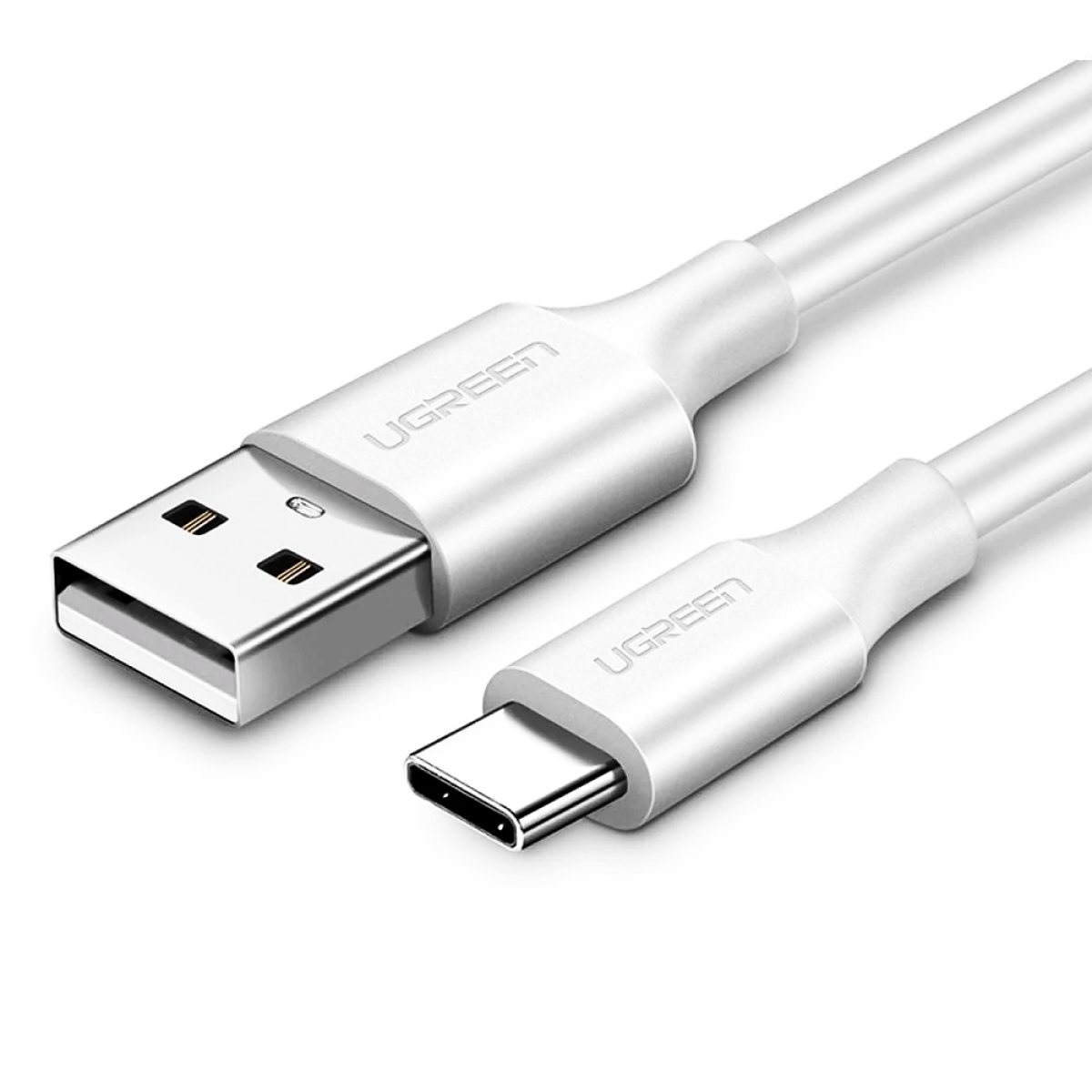 Cablu de Date USB la Type-C, PD18W, 3A, 1m - Ugreen US287 (60121) - White