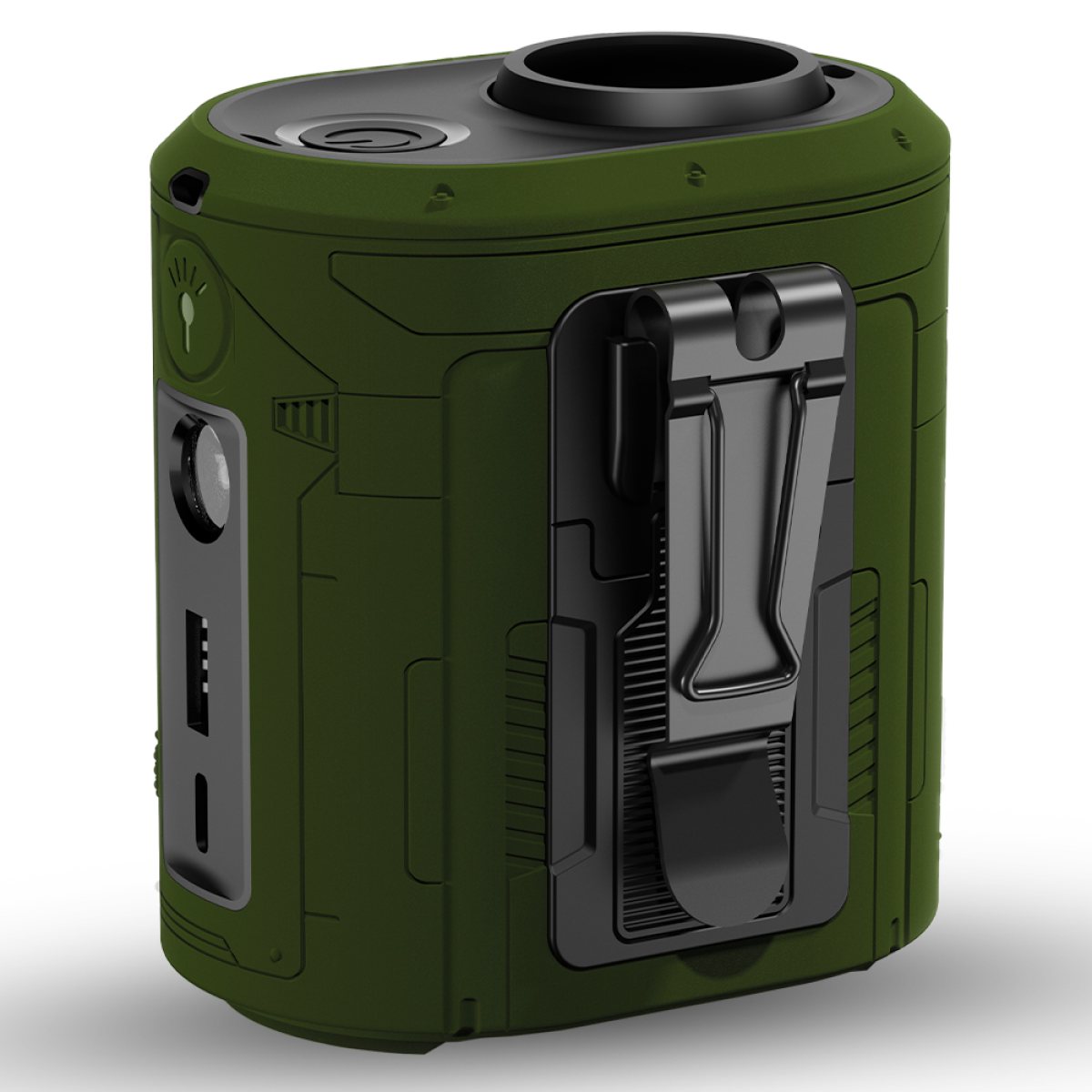 Ventilator Portabil cu Acumulator 5000mAh, 5 Viteze - Techsui (Z14) - Green