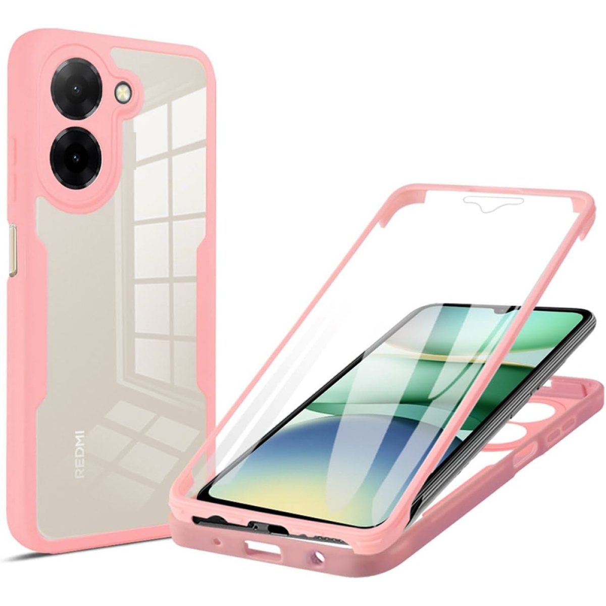 Husa pentru Xiaomi Redmi A5Â 4G (Standard) + Folie - Techsuit ColorVerse 360 Series - Pink