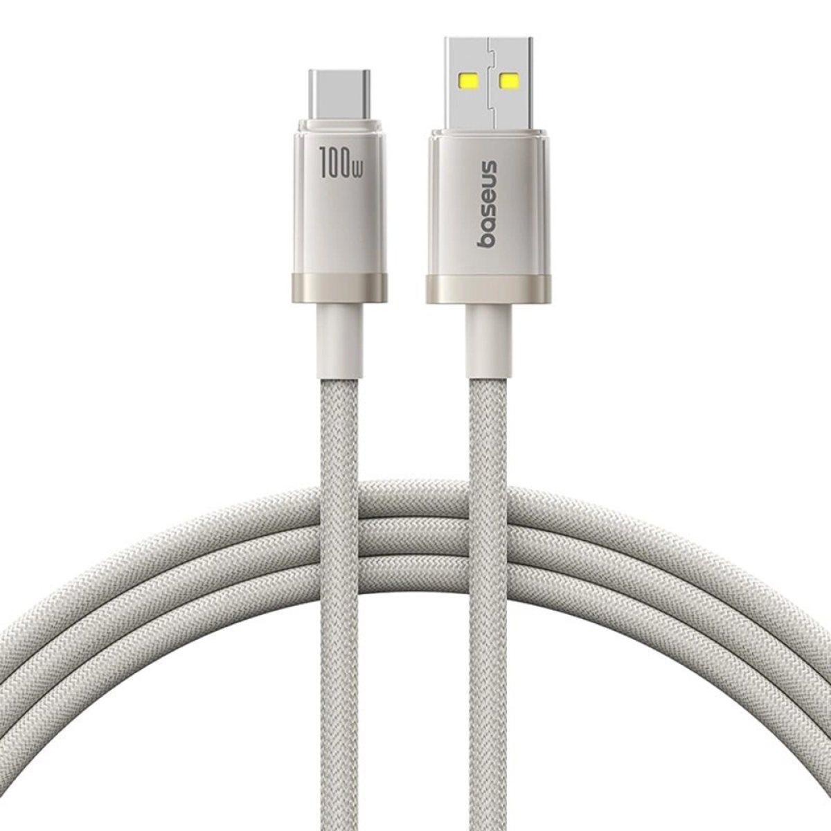 Cablu USB, Type-C, 100W, 2m - Baseus Titanium (P10378102G21-02) - Silver