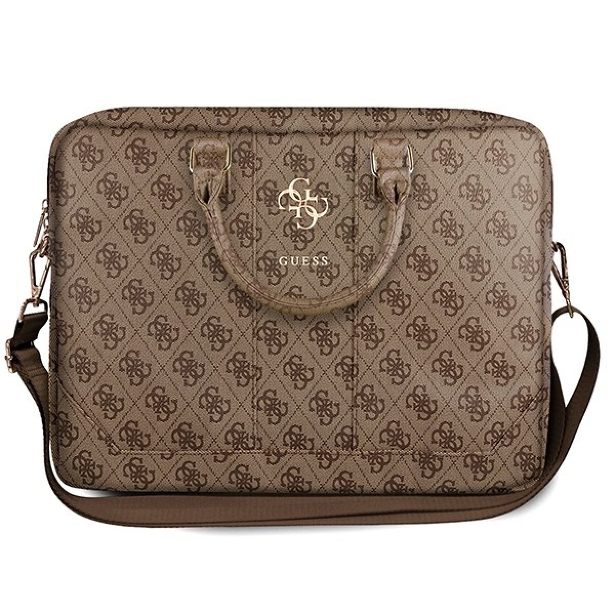 Geanta pentru Laptop Unisex 15", Detachable Strap - Guess (GUCB15G4GFBR) - Brown