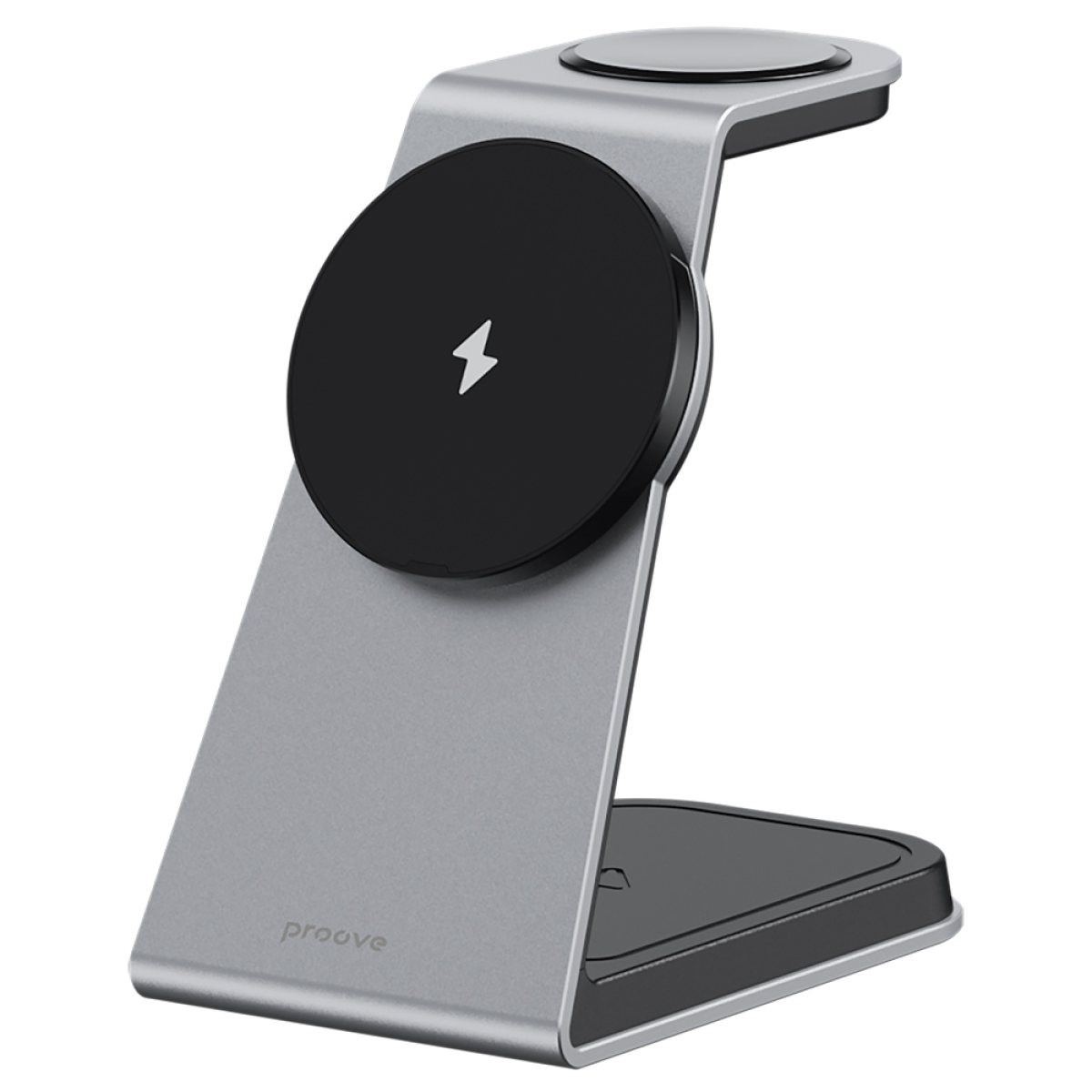 Statie pentru Incarcare fara Fir MagSafe, 3in1, 15W - Proove Omni Power (WSOP15020003) - Grey