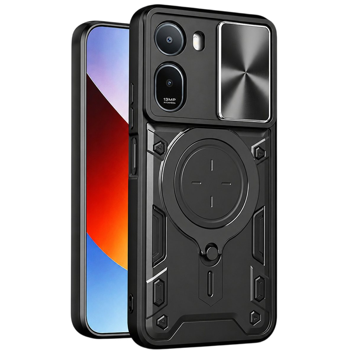 Husa pentru Xiaomi Redmi A7 Pro 4G - Techsuit CamGuard Pro - Black