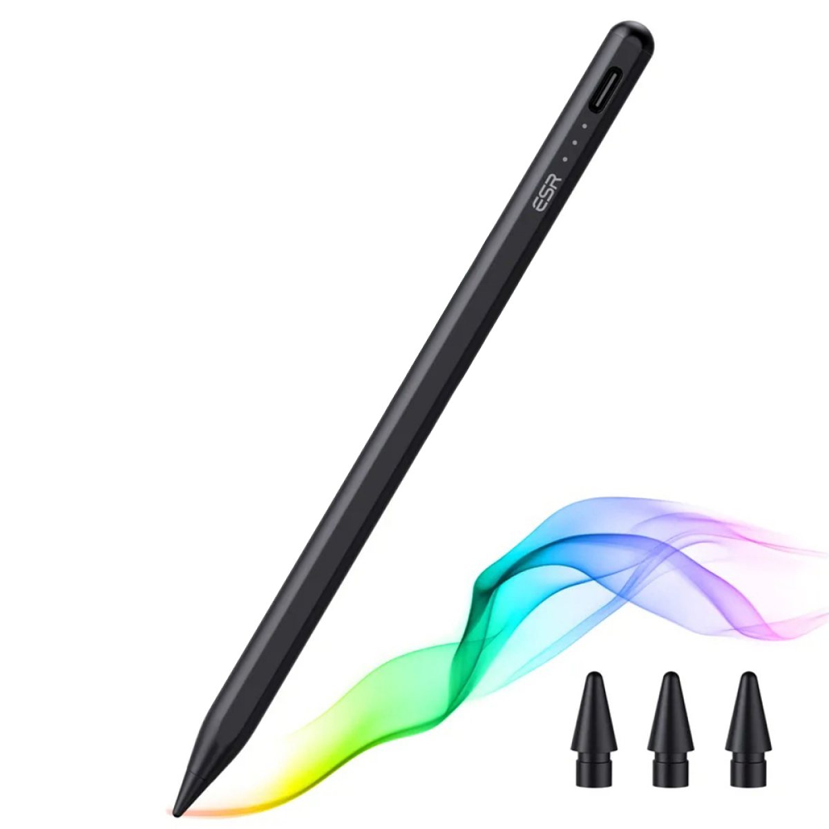 Stylus Pen pentru Tableta, Type-C, Palm Rejection, Tilt Pressure Sense - ESR (6C00107) - Black