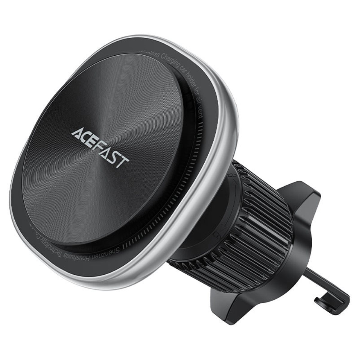 Suport pentru Telefon 4.7 - 6.9" cu Magnet, 15W, USB-C, Incarcare Wireless - Acefast (D41) - Silver