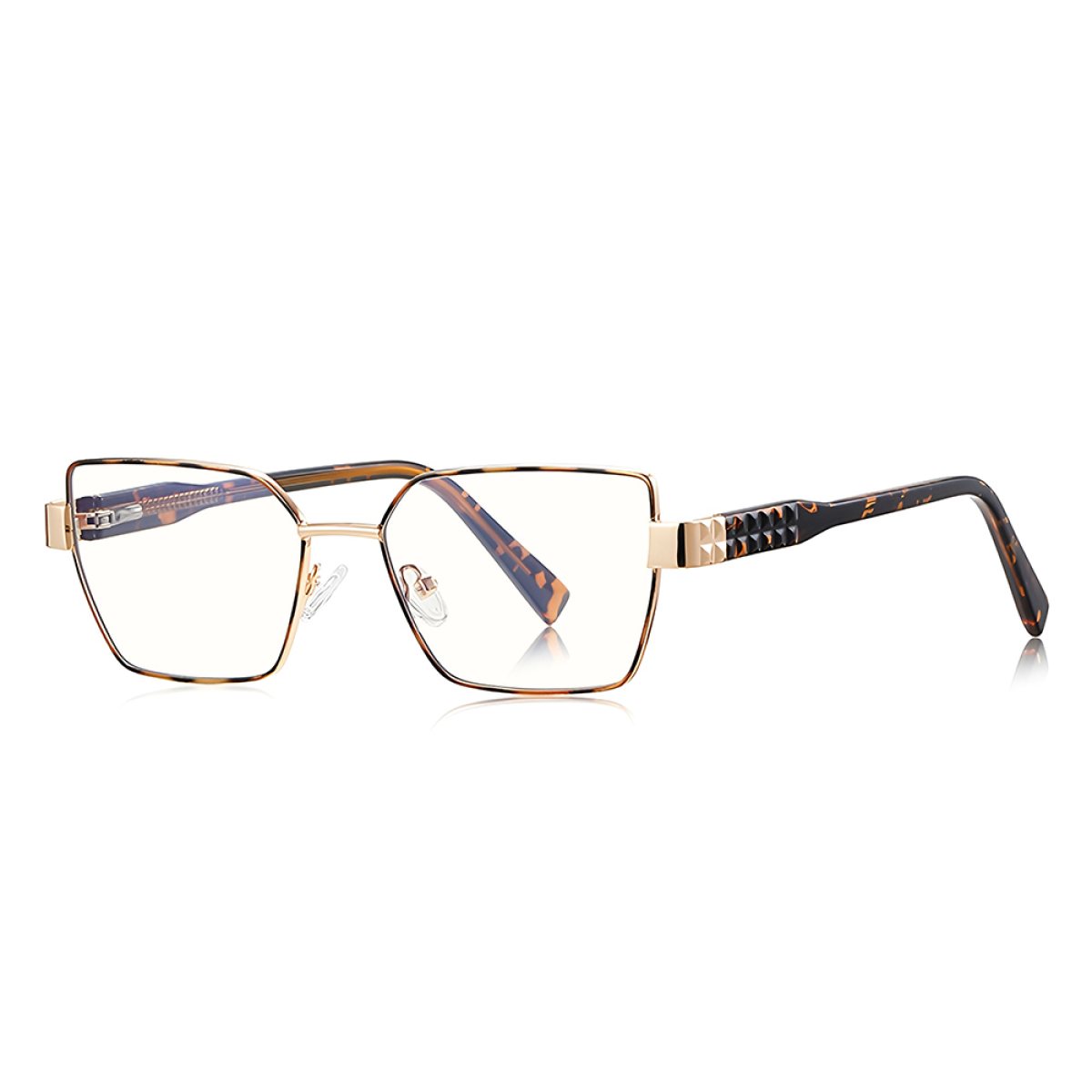 Ochelari de Calculator, F, Hexagonali - Techsuit Reflex PC (3169) - Brown/Leopard