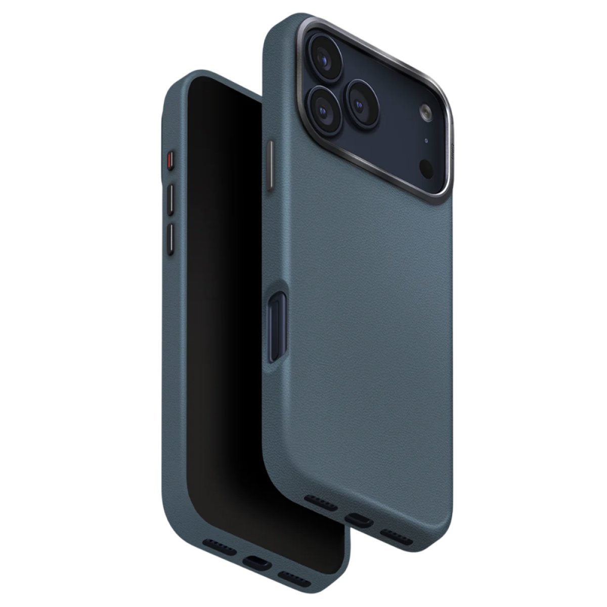 Husa pentru iPhone 17 Pro Max - UNIQ Lyden Leatherette - Steel Teal
