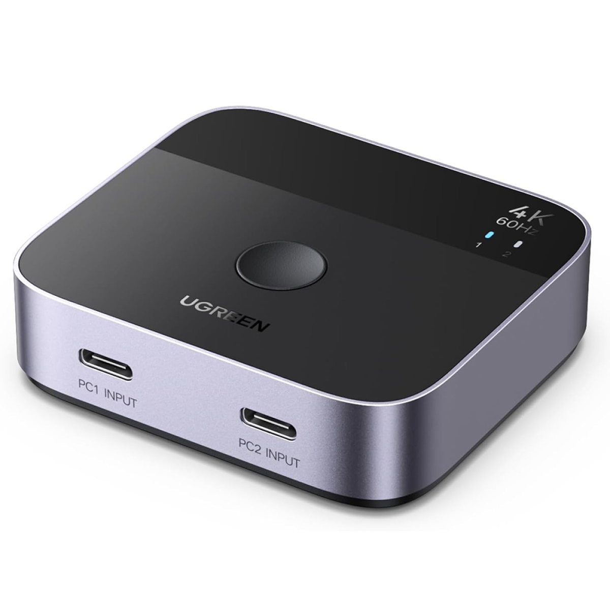 USB-C Switch 2In 1Out, 4K@60Hz - Ugreen AW502 (55451) - Grey
