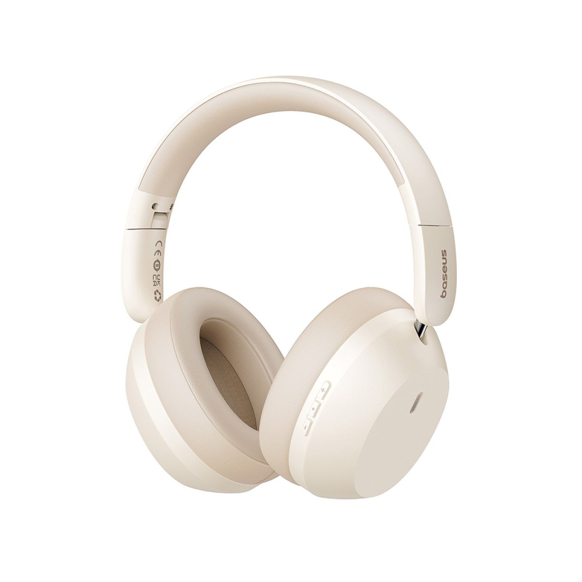 Casti On-Ear, Sound Isolation, Bletooth 5.3, Foldable, Bass 35 Max, Type-C - Baseus Bass 35 Max (A00070800221-00) - Stellar White