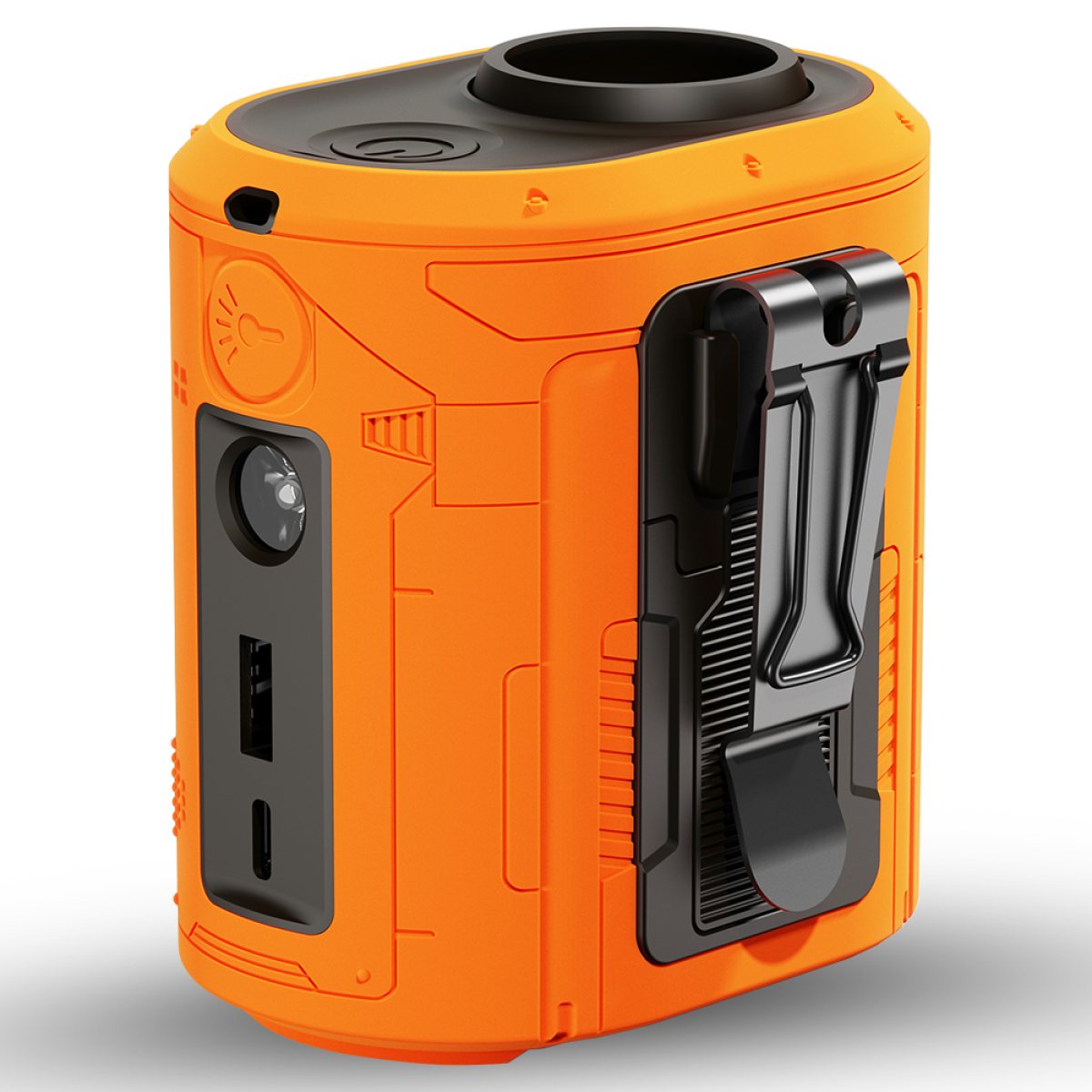 Ventilator Portabil cu Acumulator 5000mAh, 5 Viteze - Techsui (Z14) - Orange