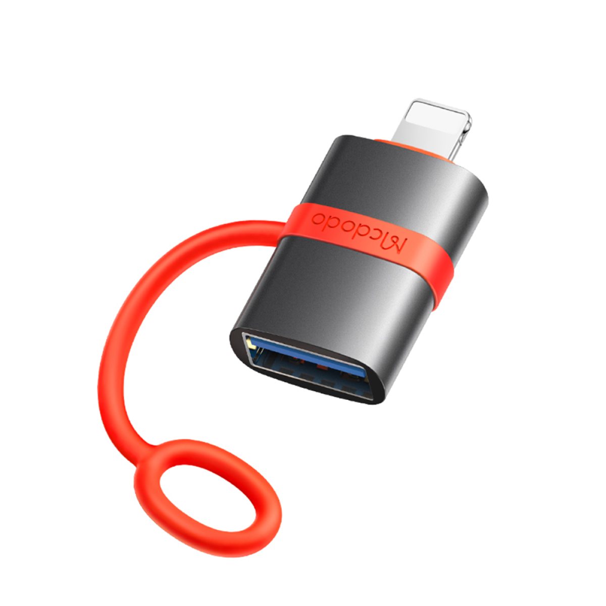 Adaptor USB la Lightning, 480Mbps, Portable Design, Plug&Play - Mcdodo Adaptor (OT-2600) - Grey