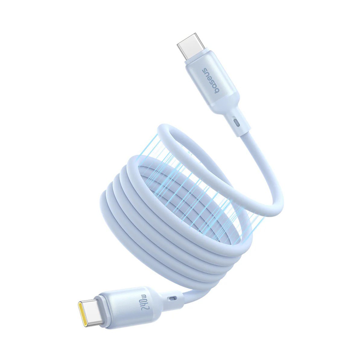 Cablu Type-C, 240W, Magnetic, 1m - Baseus PicoGo (P10376800311-00) - Blue