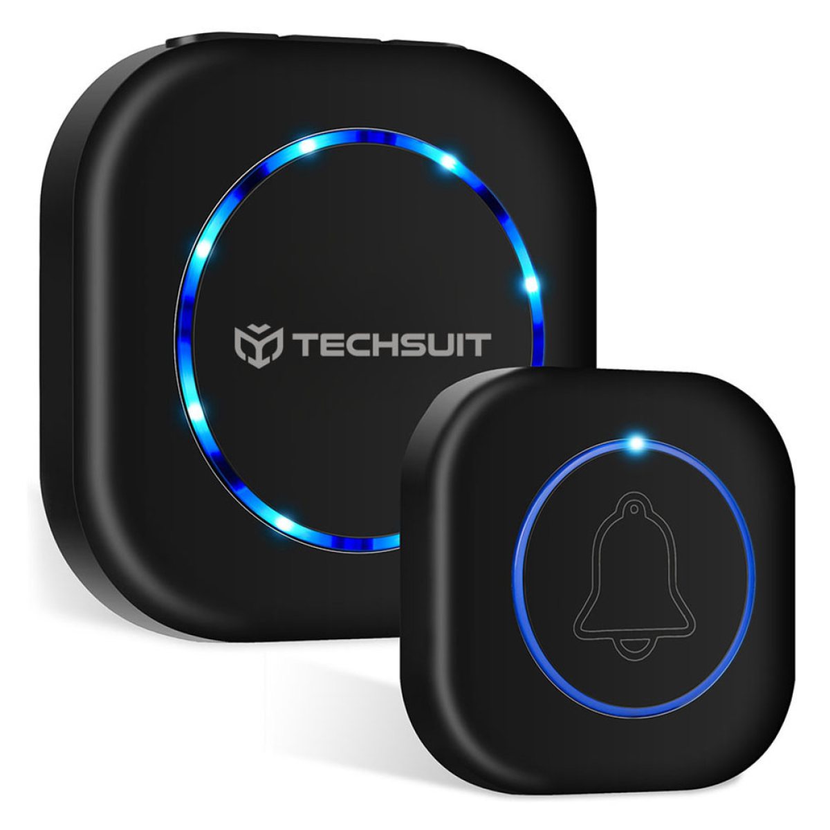 Sonerie, Wireless, Waterproof, 38 Tonuri, 4 Niveluri de Volum, 5 Moduri Muzica/Flash - Techsuit Buzzzly (SU1) - Black