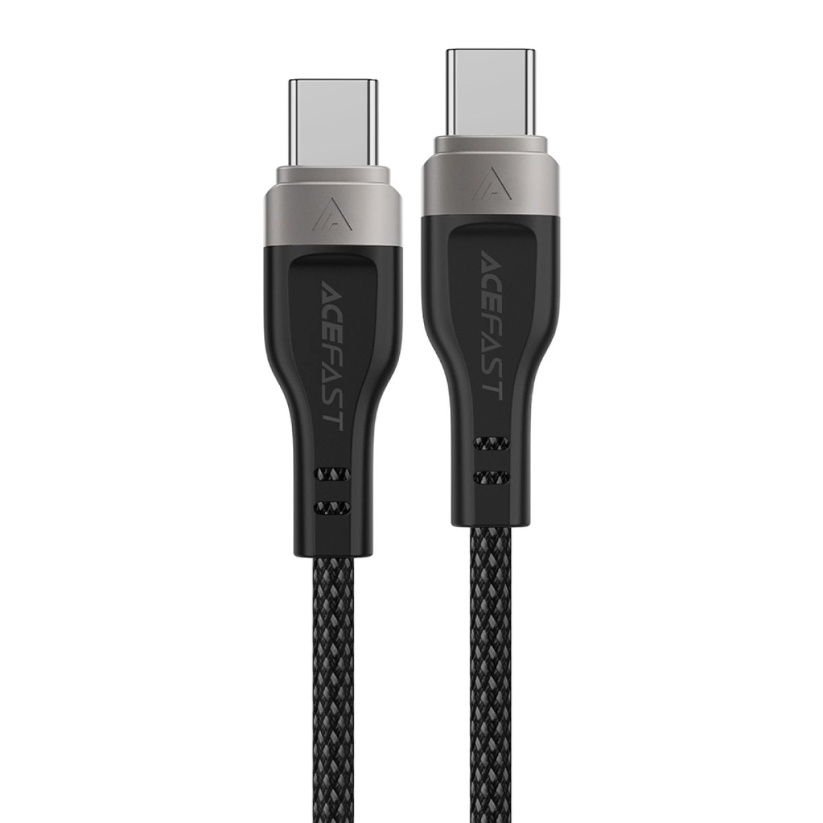 Cablu de Incarcare Type-C la Type-C, 60W, 3A, Magnetic, Fast Charging, 1.2m - Acefast (C11-03) - Black