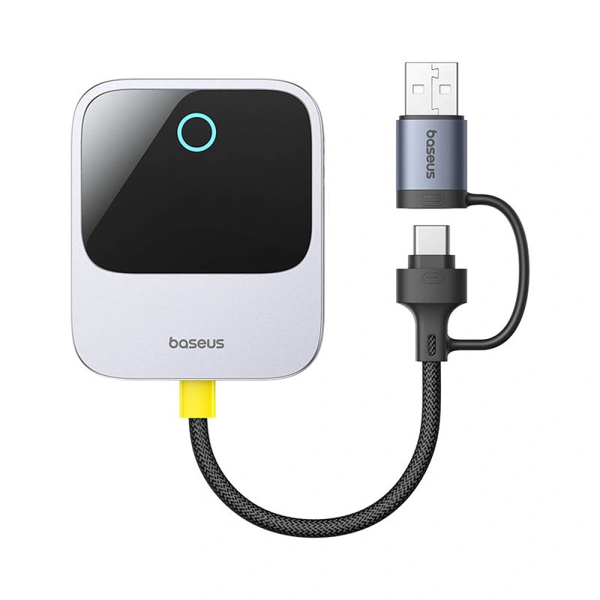 Adaptor Apple CarPlay, USB, Type-C, Bluetooth 5.0 - Baseus Safe Journey (C10745100813-00) - Grey