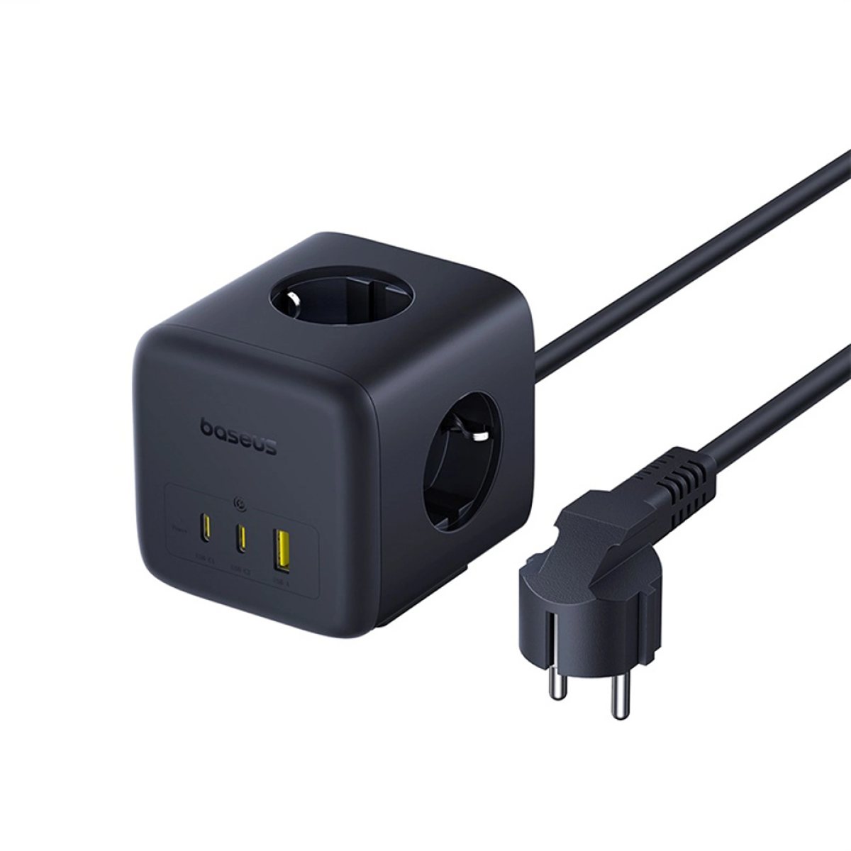 Prelungitor Priza 67W, 1.5m - Baseus (E00082100123-00) - Black