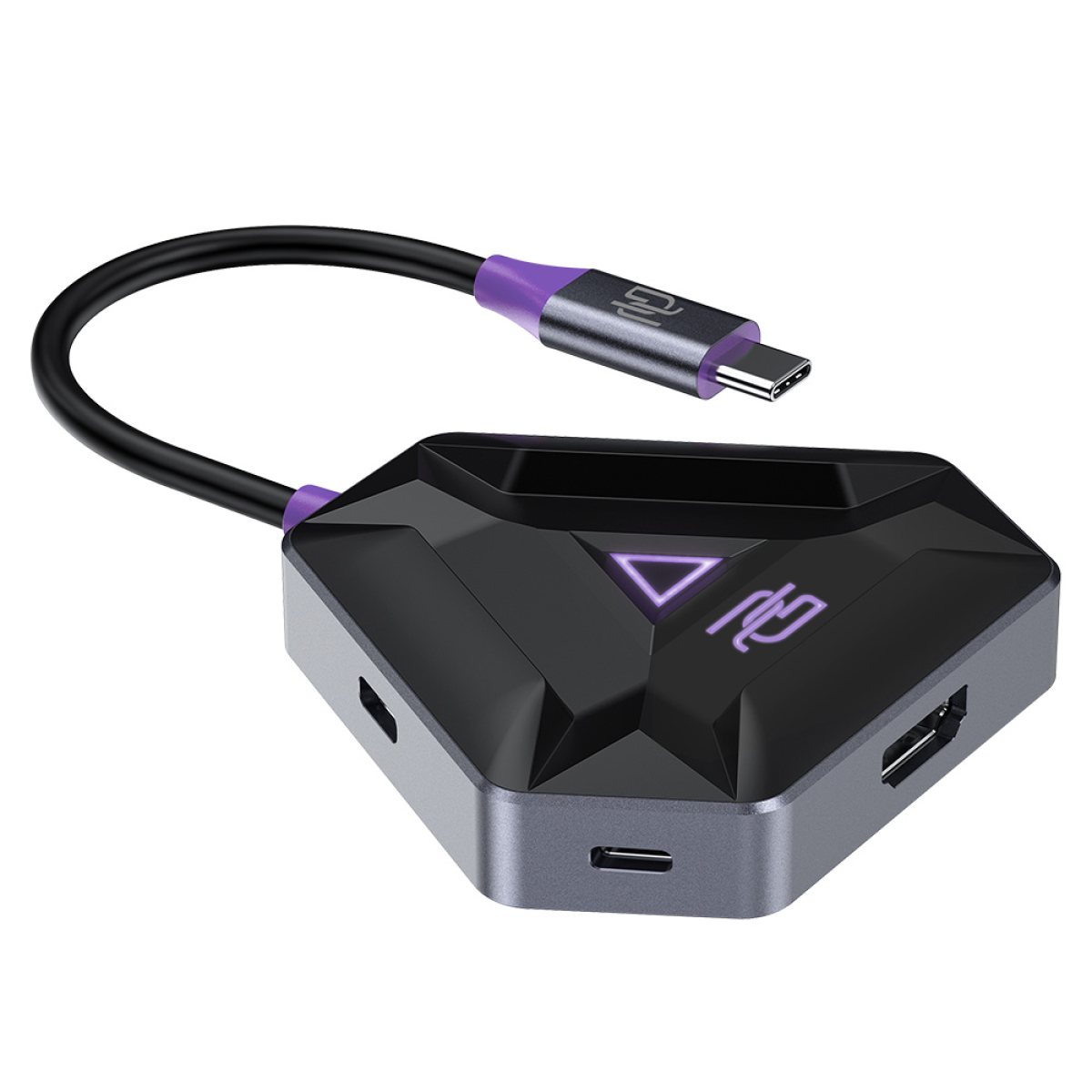 Hub Multiport, 2xUSB, Type-C, HDMI, PD100W, 4k@30Hz - Proove 5in1 (HBPG10221205) - Dark Grey