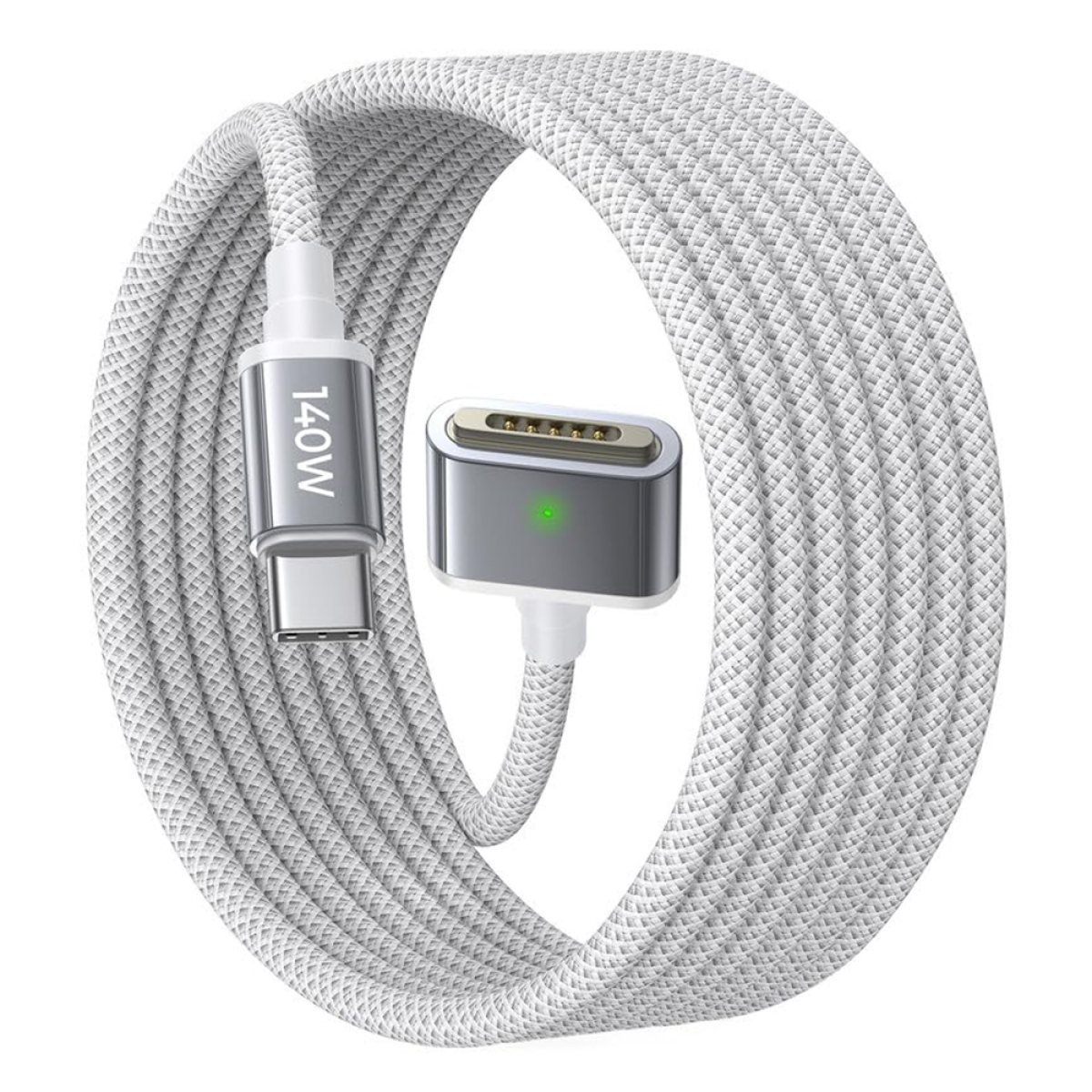 Cablu USB-C la MagSafe 3, 140W, 2m - Lisen (YL0123070001) - Silver