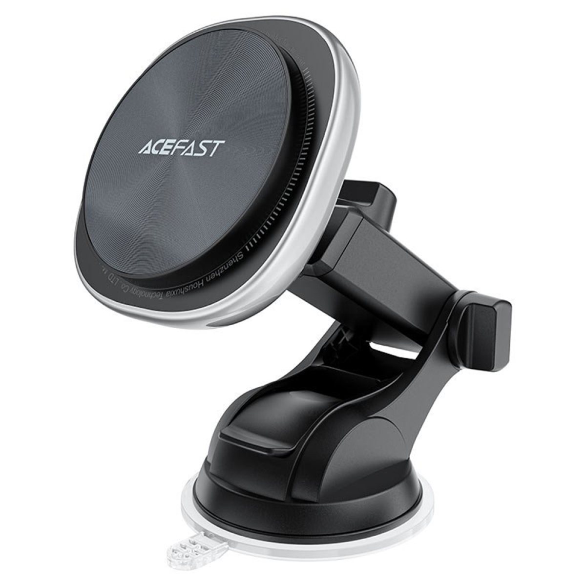 Suport pentru Telefon 4.7 - 6.9" cu Magnet, 15W, USB-C, Incarcare Wireless - Acefast (D42) - Silver