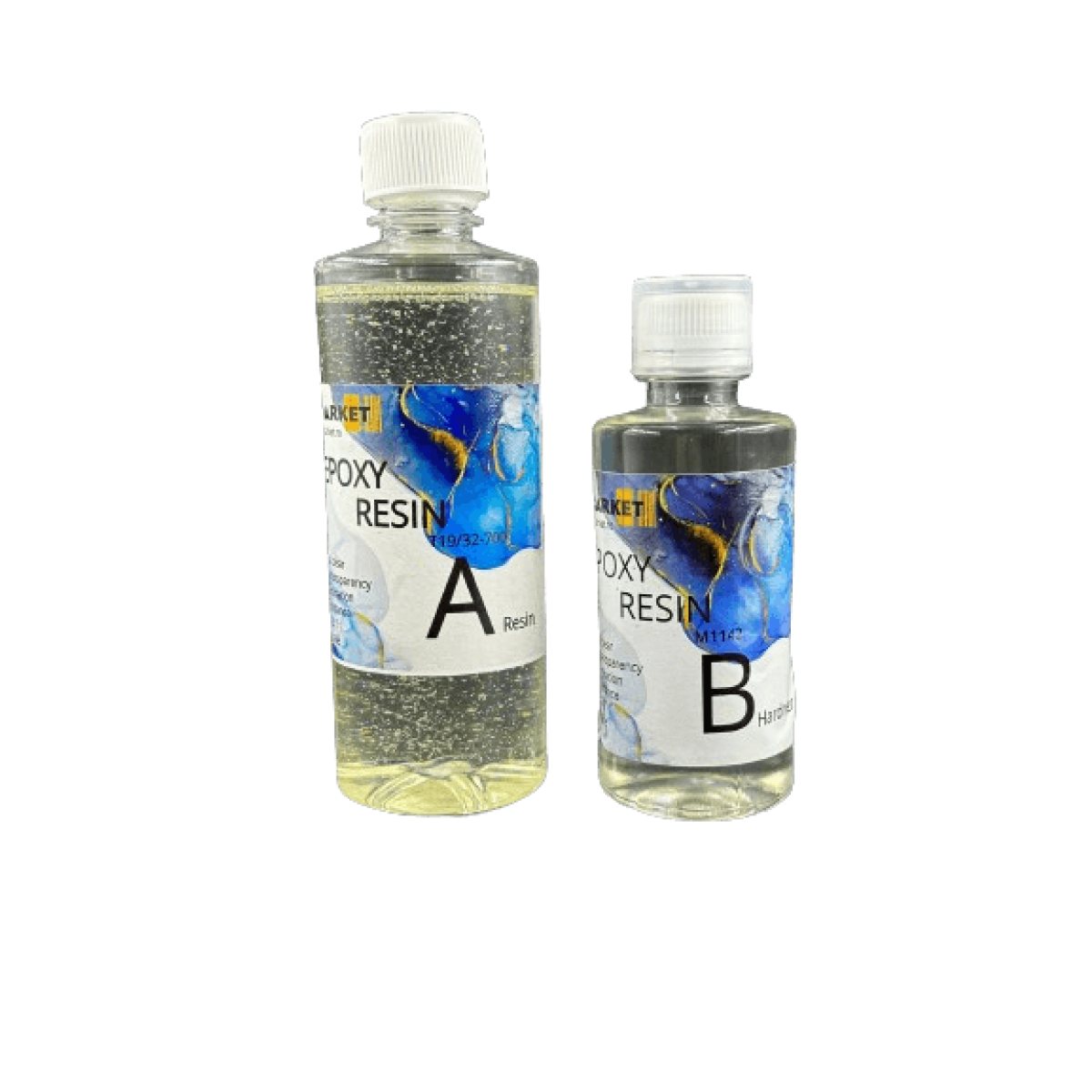 Rășină Epoxidică Transparentă Bicomponentă - 300g - AZMarkeT pentru Turnări, Bijuterii și Blaturi 3D